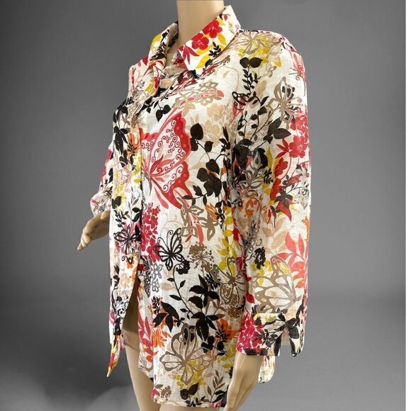 Alfred Dunner floral like new - Picture 2 of 4